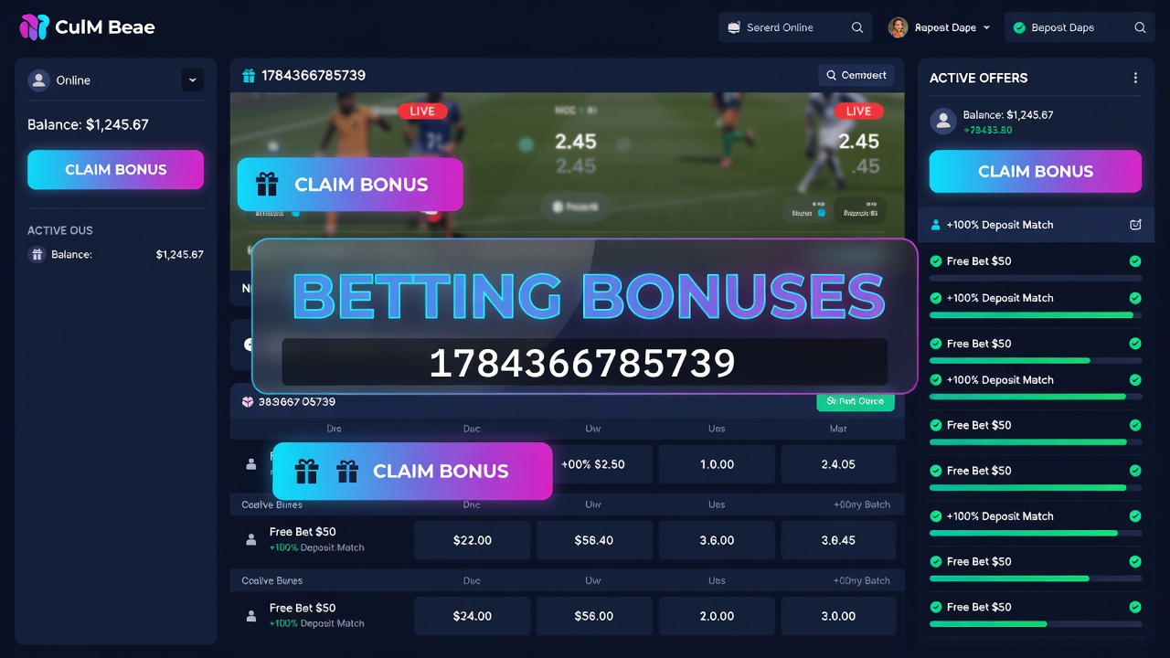 Illustration of bonus redemption process on a mobile betting interface