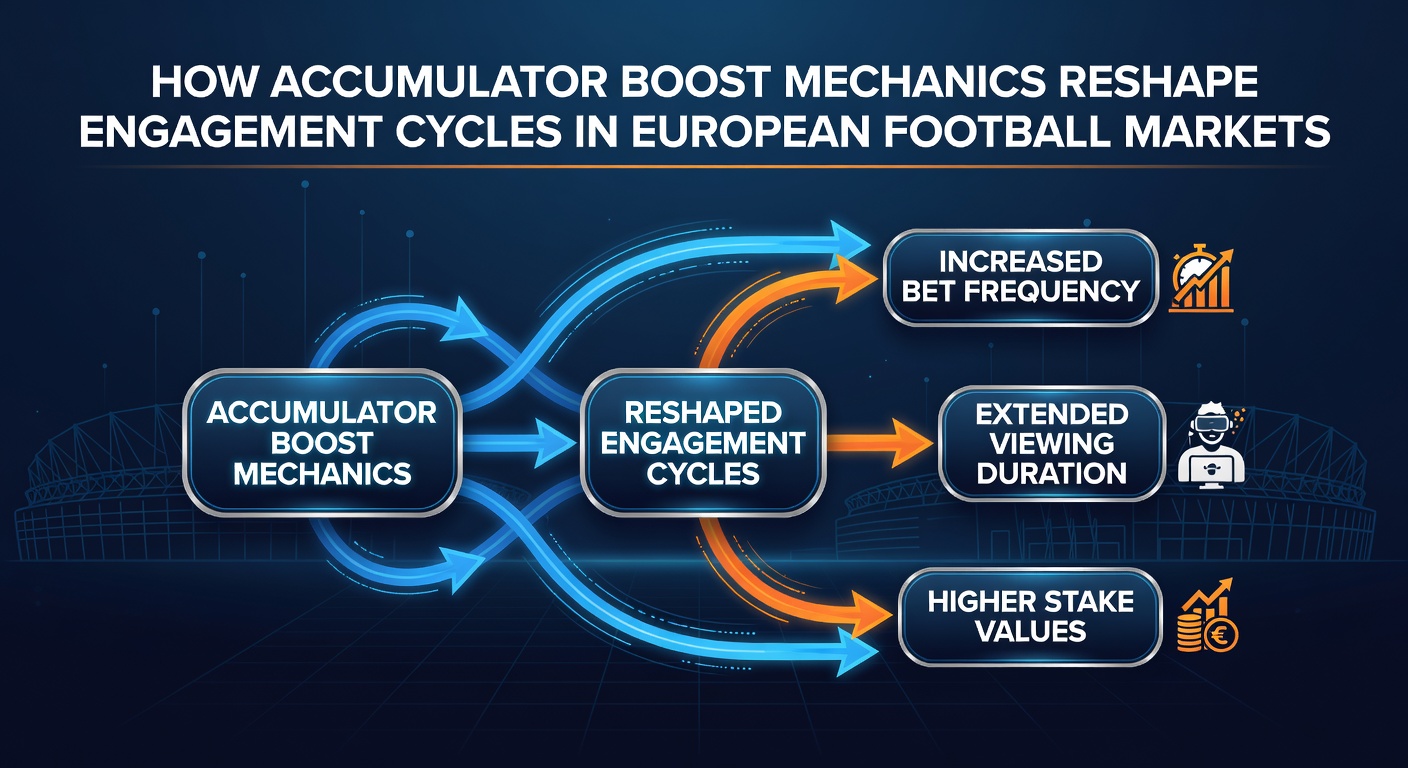 Accumulator boost mechanics in action during a European football match betting session
