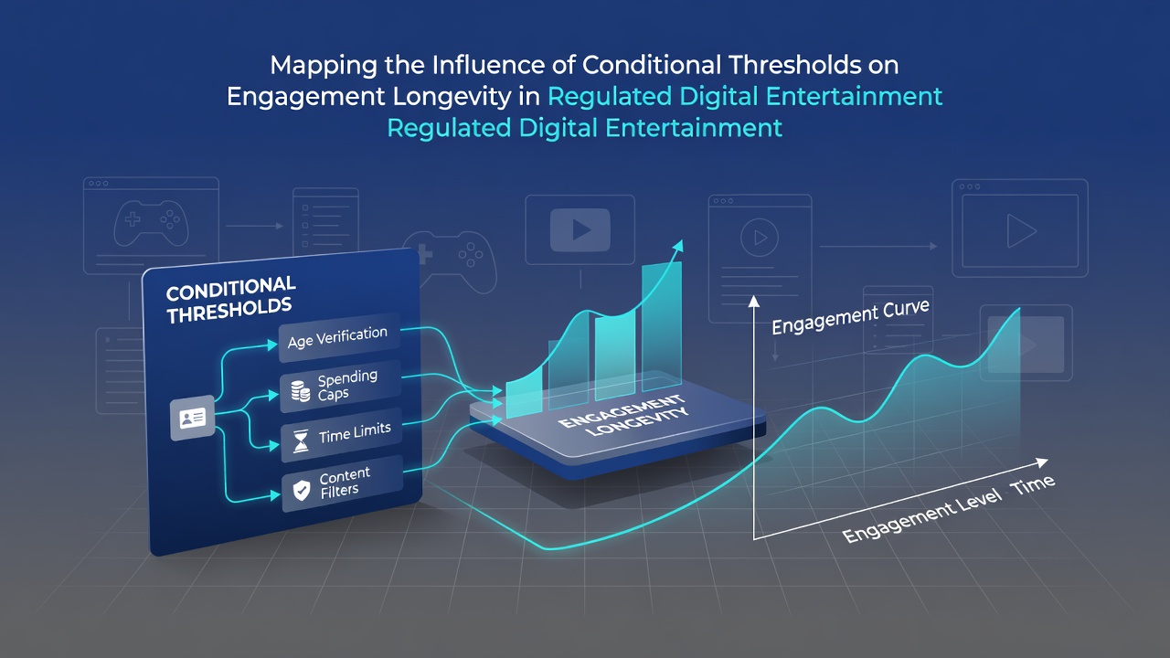 Chart illustrating engagement longevity metrics across various conditional threshold levels in regulated markets