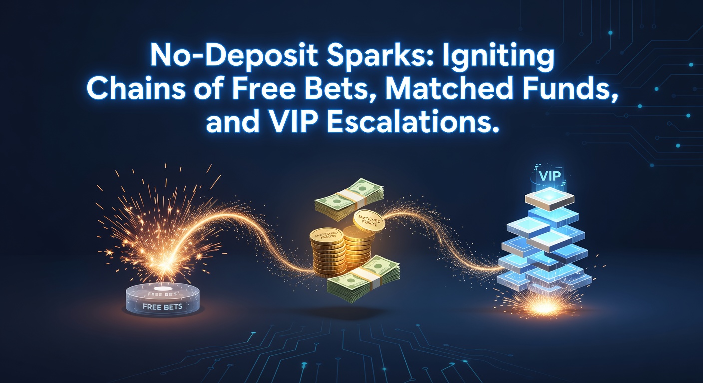 Chain link graphic showing progression from no-deposit free bet to VIP rewards ladder