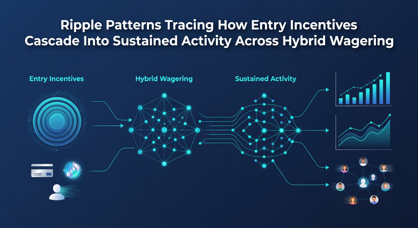 Data visualization showing incentive cascades leading to long-term wagering activity